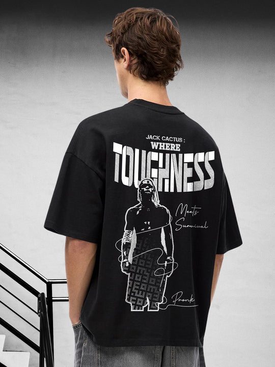 Algebra Toughness Men Oversized Printed T-Shirt